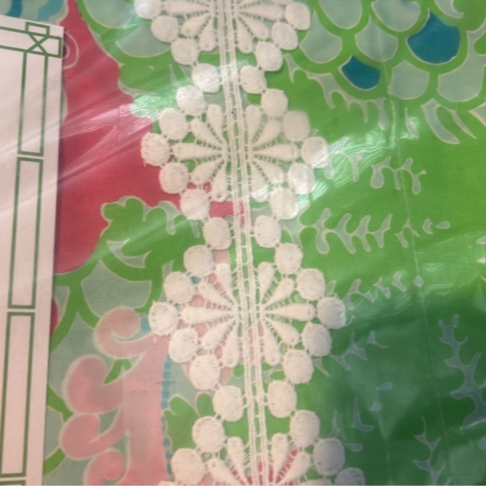 NWT Lilly Pulitzer for Garnet Hill Duvet Cover Twin Sz AND Standard Sham - Picture 4 of 6